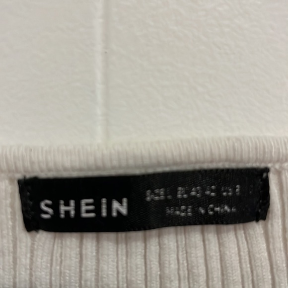 White A-Symmetrical Sweater - Picture 5 of 5